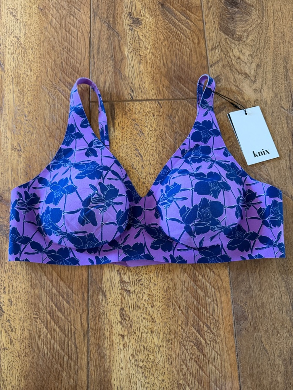 NWT Knix Revolution Bra Large Violet Magnolia